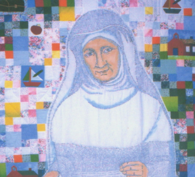 Blessed Theresa's Legacy Encircles the World. Blessed Mother Theresa of Jesus Gerhardinger Foundress of the School Sisters of Notre Dame, as portrayed throughout the world.