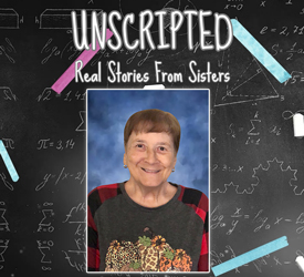 The SSNDCP Unscripted title graphic, set on a chalkboard and the subtitle 