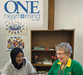 One Heart One Mind is now available! Learn how sisters have evolved as educators to continue meeting the needs of the community. Don’t miss the Stewardship Report.