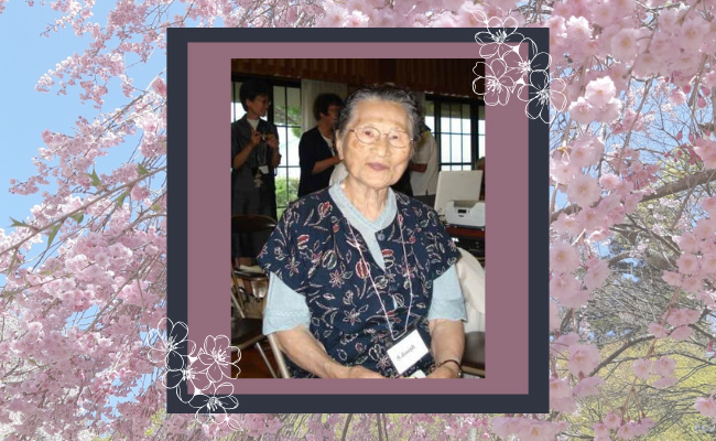 Sister Mary Joseph Tsuzuki, one of the Kyoto-based School Sisters of Notre Dame, joins with other sisters during an event in 2013.