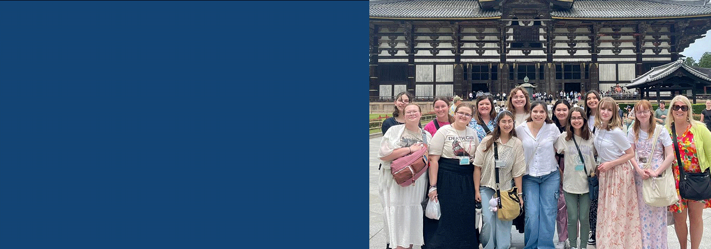 Notre Dame High School students visit Japan.