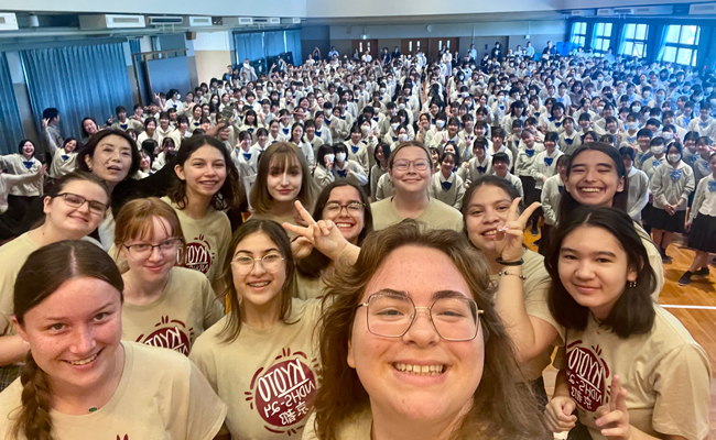 Students from NDHS make a special visit to Kyoto, Japan to connect with students of Notre Dame Jogakuin Jr. and Sr. High School