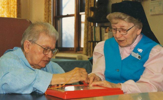 Nun Study. Sisters Elise and Nora. 